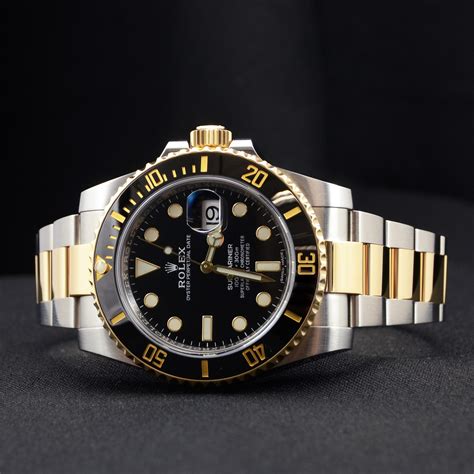 used rolex gold and stainless dive|rolex submariner watch for sale.